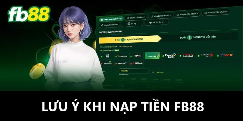 Những điều cần biết khi nạp tiền fb88